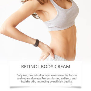 Retinol Tightening Loção Corporal Antirrugas Reparadora Melhora a Flacidez da Pele Remove Celulite Nutritiva Lifting Firmeza Creme Hidratante