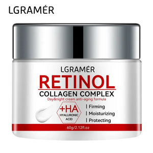 Retinol Lifting Creme Firmador de Colágeno Suaviza Rugas Creme Facial Hidratante Clareador Clareador Produtos para Pele