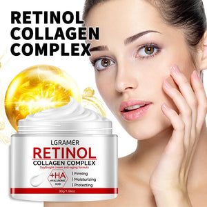Retinol Lifting Creme Firmador de Colágeno Suaviza Rugas Creme Facial Hidratante Clareador Clareador Produtos para Pele